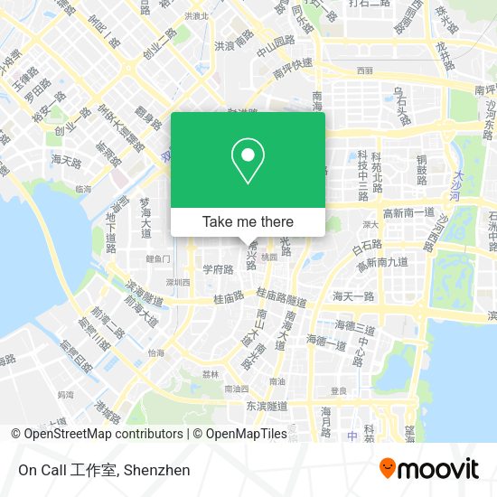 On Call 工作室 map