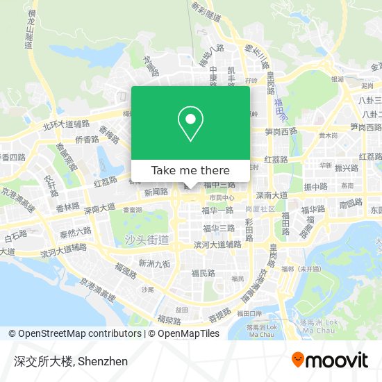 深交所大楼 map