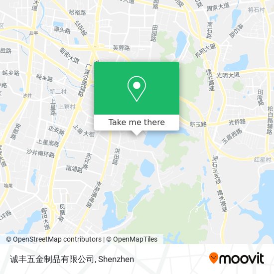 诚丰五金制品有限公司 map
