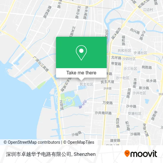 深圳市卓越华予电路有限公司 map