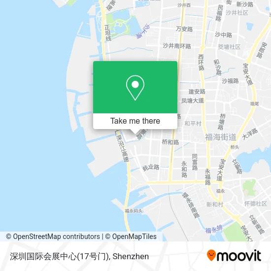 深圳国际会展中心(17号门) map