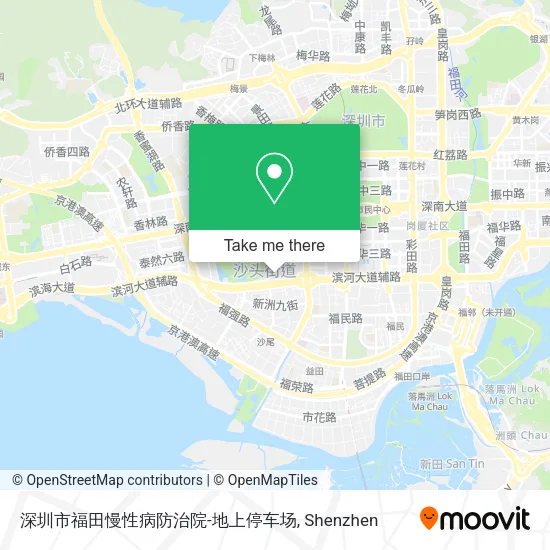 深圳市福田慢性病防治院-地上停车场 map