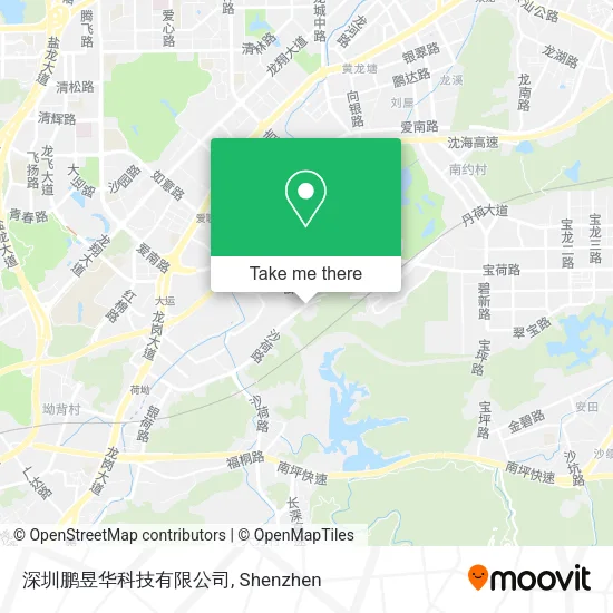 深圳鹏昱华科技有限公司 map