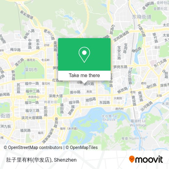 肚子里有料(华发店) map