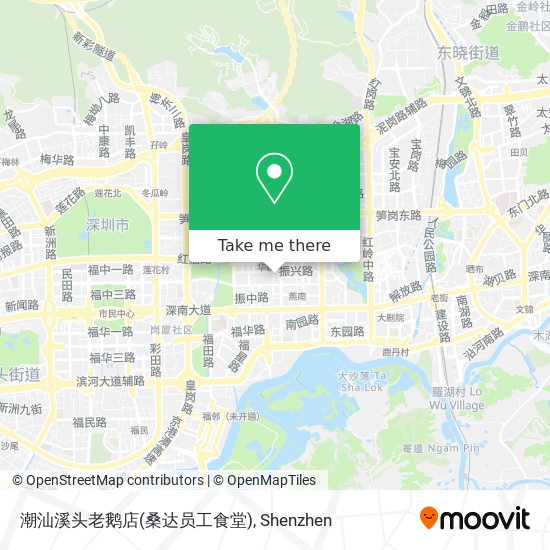 潮汕溪头老鹅店(桑达员工食堂) map