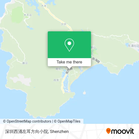 深圳西涌左耳方向小院 map