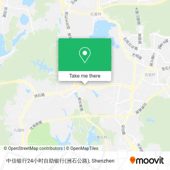 中信银行24小时自助银行(洲石公路) map