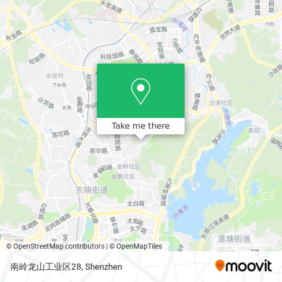 南岭龙山工业区28 map
