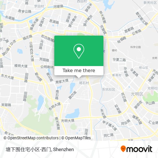 塘下围住宅小区-西门 map