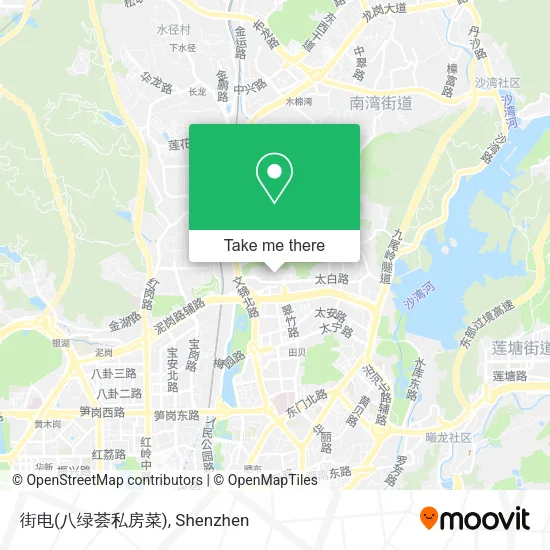 街电(八绿荟私房菜) map