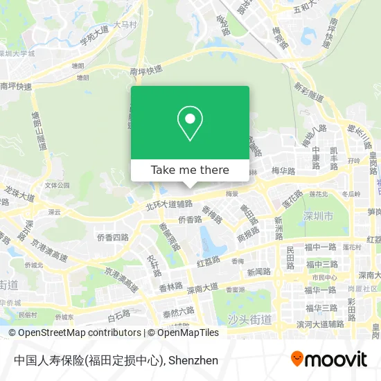 中国人寿保险(福田定损中心) map