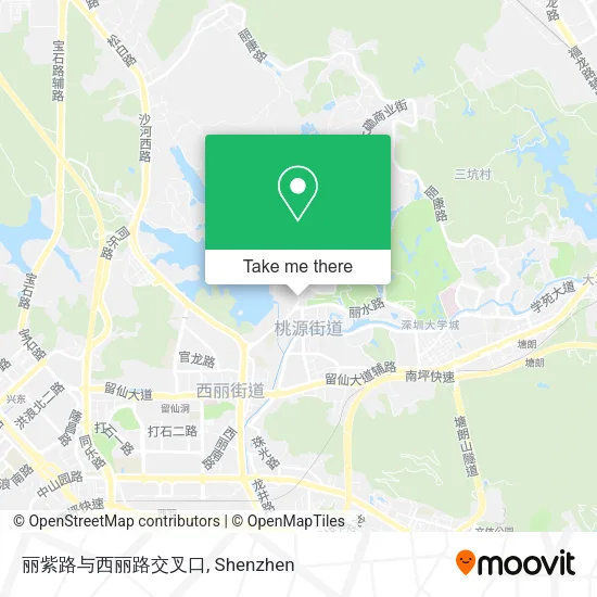 丽紫路与西丽路交叉口 map