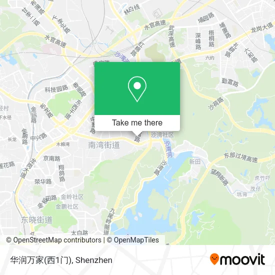华润万家(西1门) map