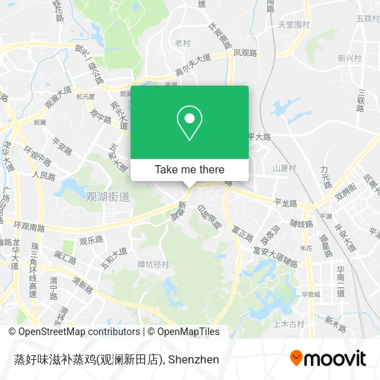 蒸好味滋补蒸鸡(观澜新田店) map