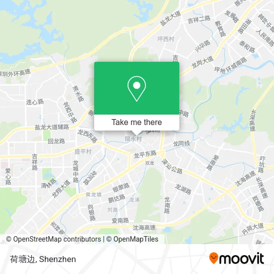 荷塘边 map