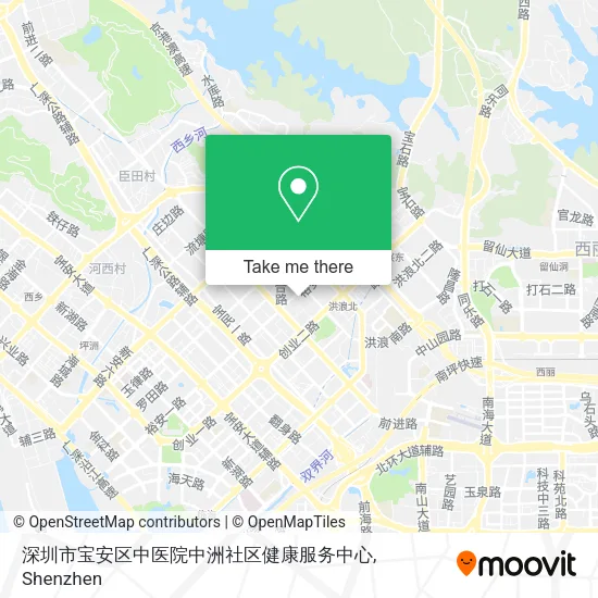 深圳市宝安区中医院中洲社区健康服务中心 map