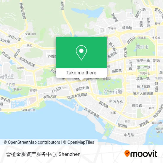 雪橙金服资产服务中心 map