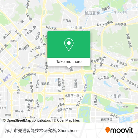 深圳市先进智能技术研究所 map