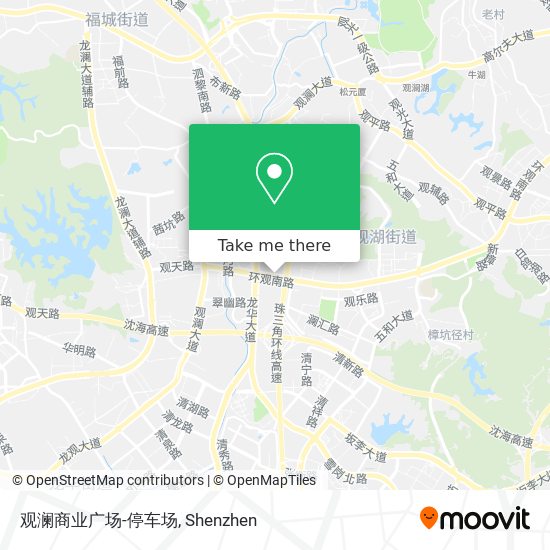 观澜商业广场-停车场 map
