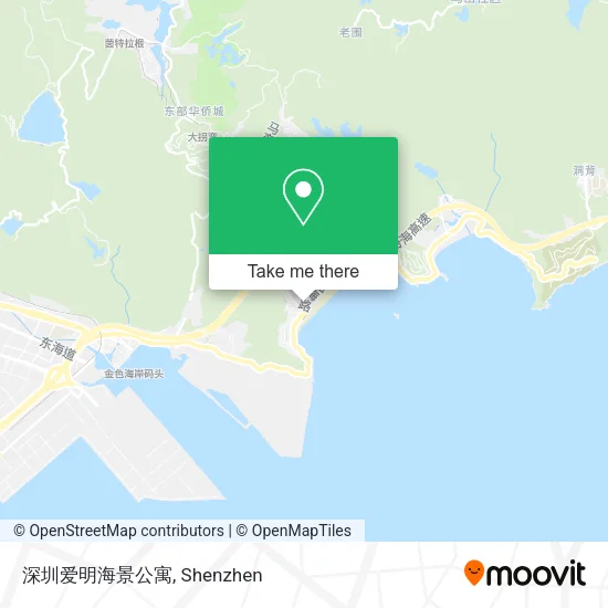 深圳爱明海景公寓 map