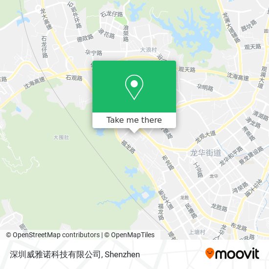 深圳威雅诺科技有限公司 map