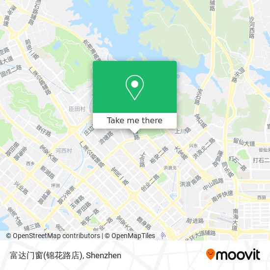 富达门窗(锦花路店) map