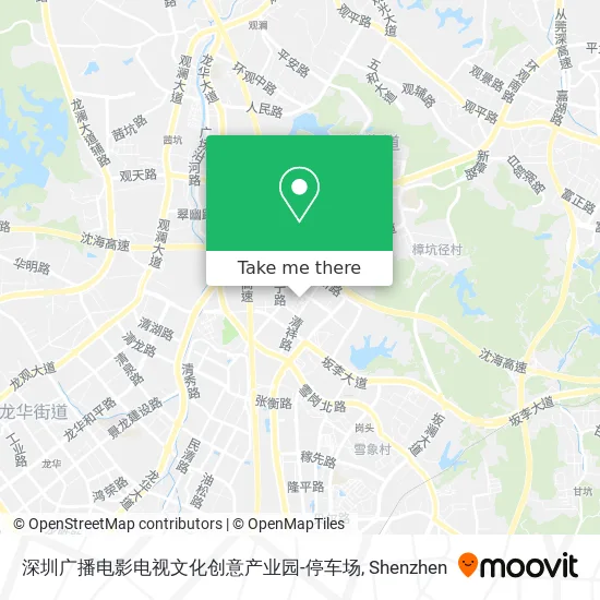 深圳广播电影电视文化创意产业园-停车场 map