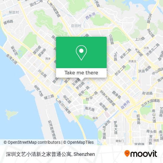 深圳文艺小清新之家普通公寓 map