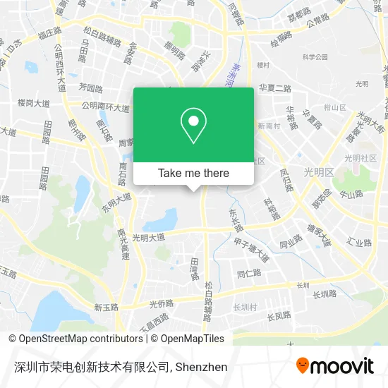 深圳市荣电创新技术有限公司 map