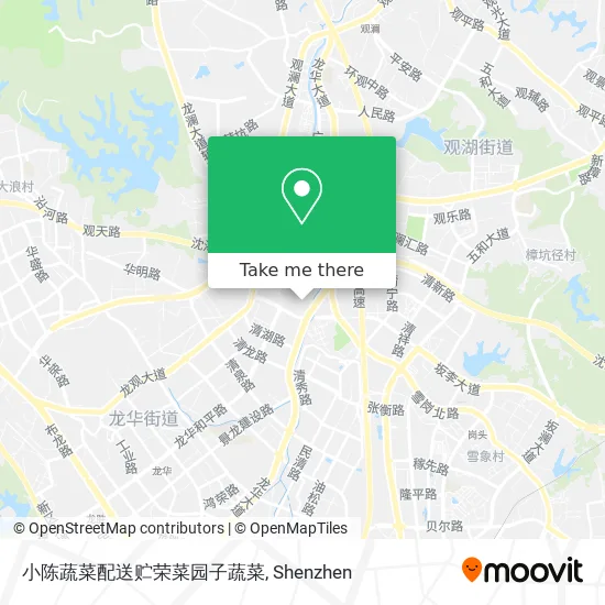小陈蔬菜配送贮荣菜园子蔬菜 map