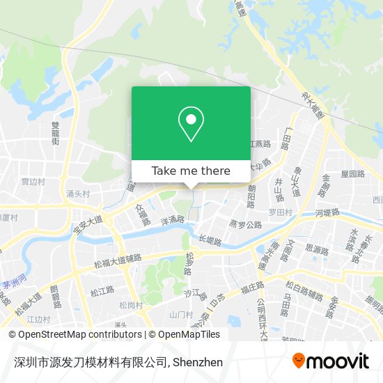 深圳市源发刀模材料有限公司 map