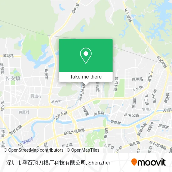 深圳市粤百翔刀模厂科技有限公司 map