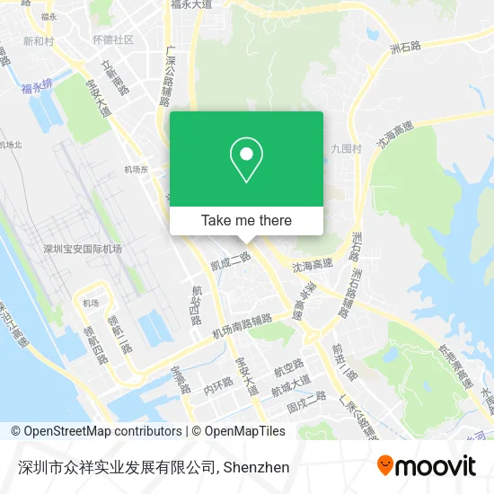 深圳市众祥实业发展有限公司 map