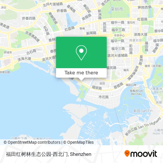 福田红树林生态公园-西北门 map