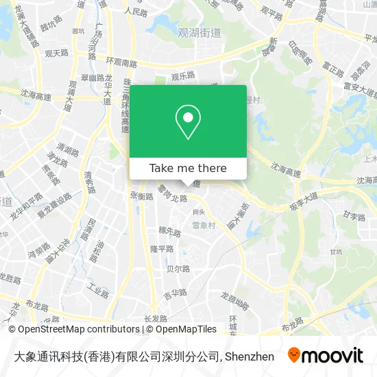 大象通讯科技(香港)有限公司深圳分公司 map