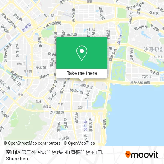 南山区第二外国语学校(集团)海德学校-西门 map
