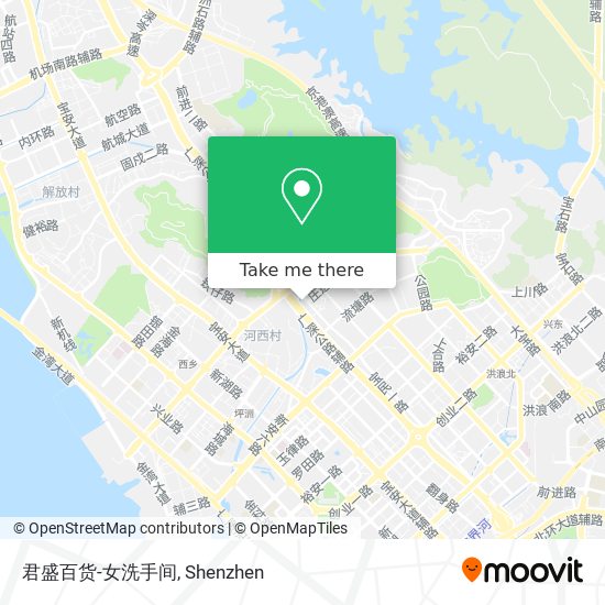 君盛百货-女洗手间 map