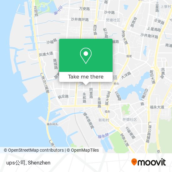 ups公司 map