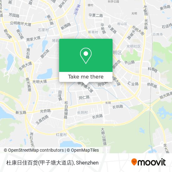 杜康日佳百货(甲子塘大道店) map
