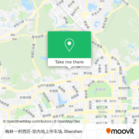 梅林一村西区-室内地上停车场 map