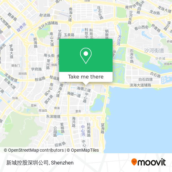 新城控股深圳公司 map