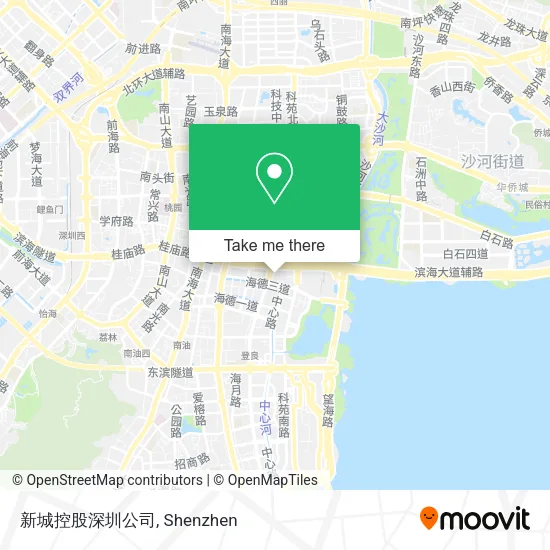 新城控股深圳公司 map