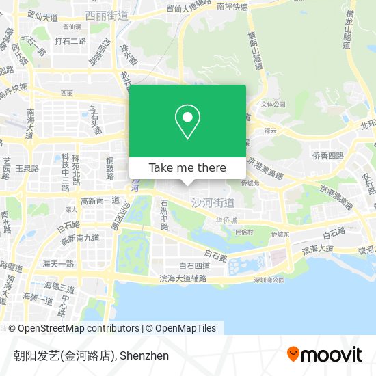 朝阳发艺(金河路店) map