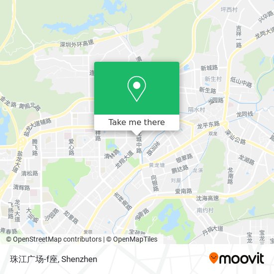 珠江广场-f座 map
