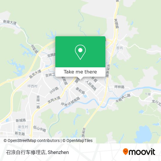 召浪自行车修理店 map