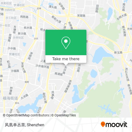 凤凰单丛茶 map