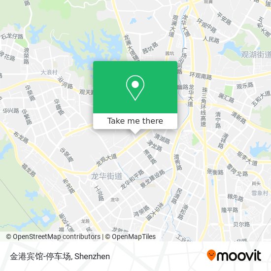 金港宾馆-停车场 map