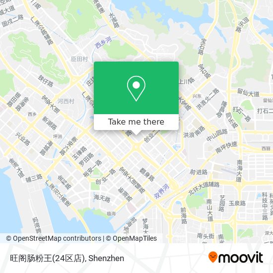 旺阁肠粉王(24区店) map