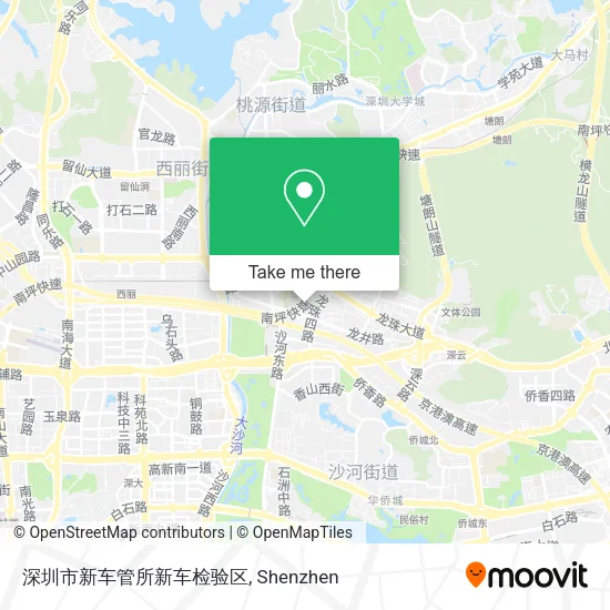 深圳市新车管所新车检验区 map