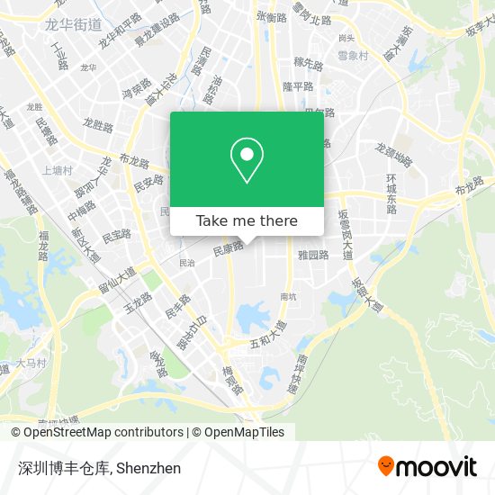 深圳博丰仓库 map